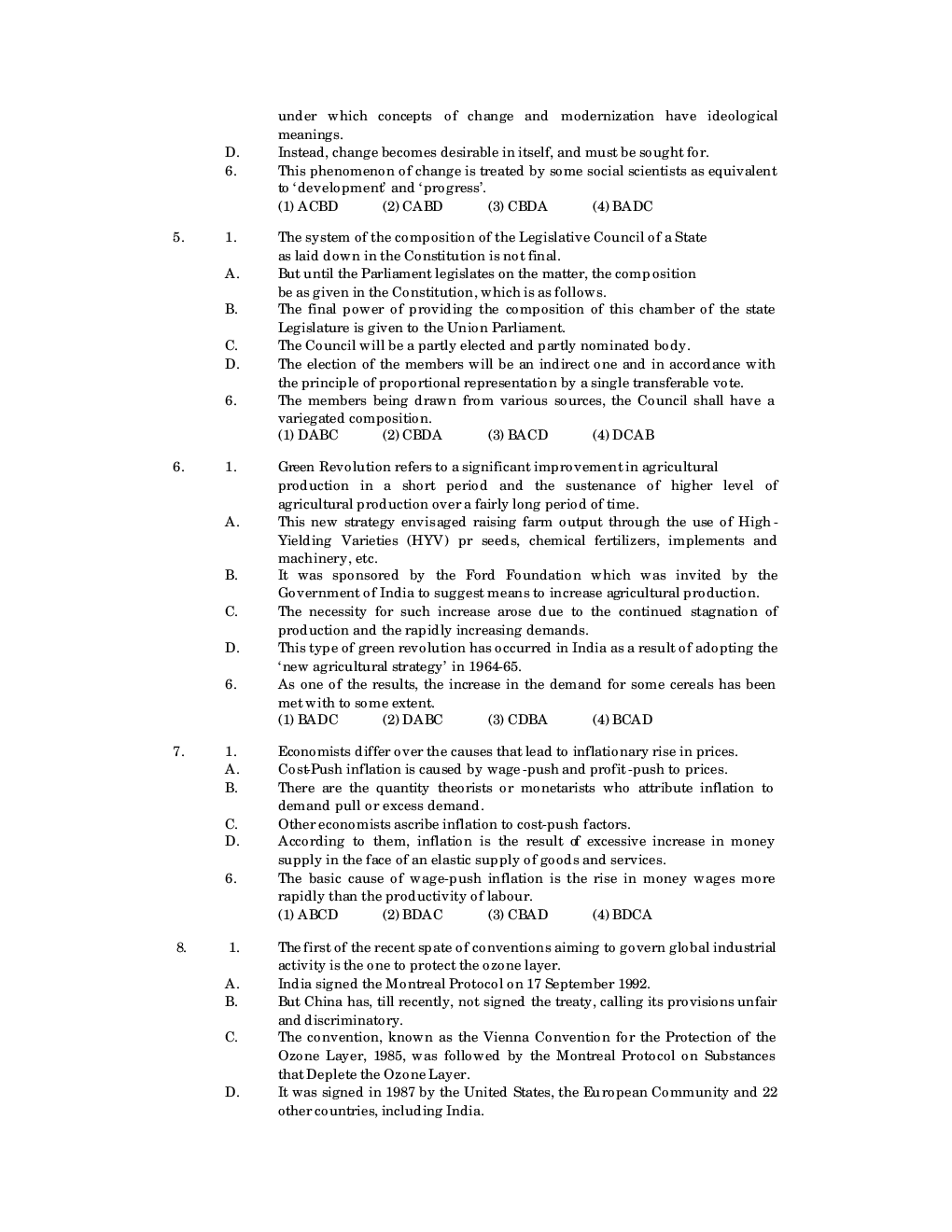 SNAP Sample Paper With Answers - Page 4