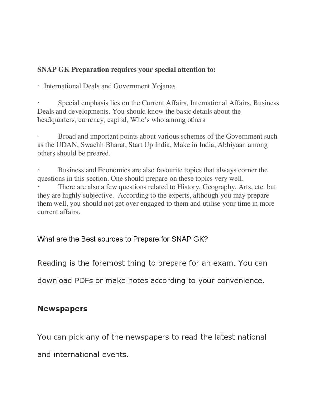 SNAP Syllabus & Overview - Page 4