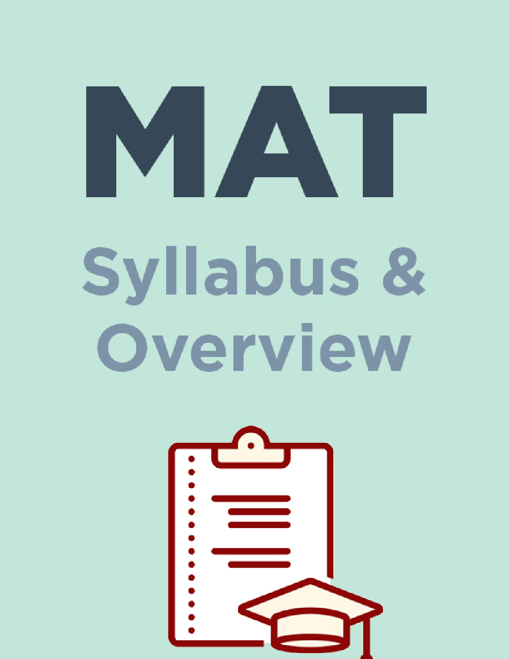 MAT Syllabus & Overview - Page 1