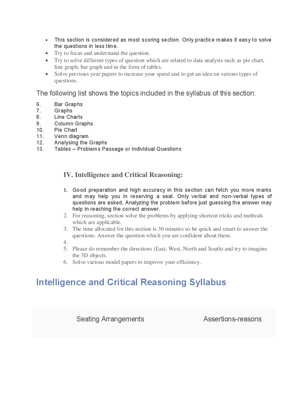 MAT Syllabus & Overview - Page 5