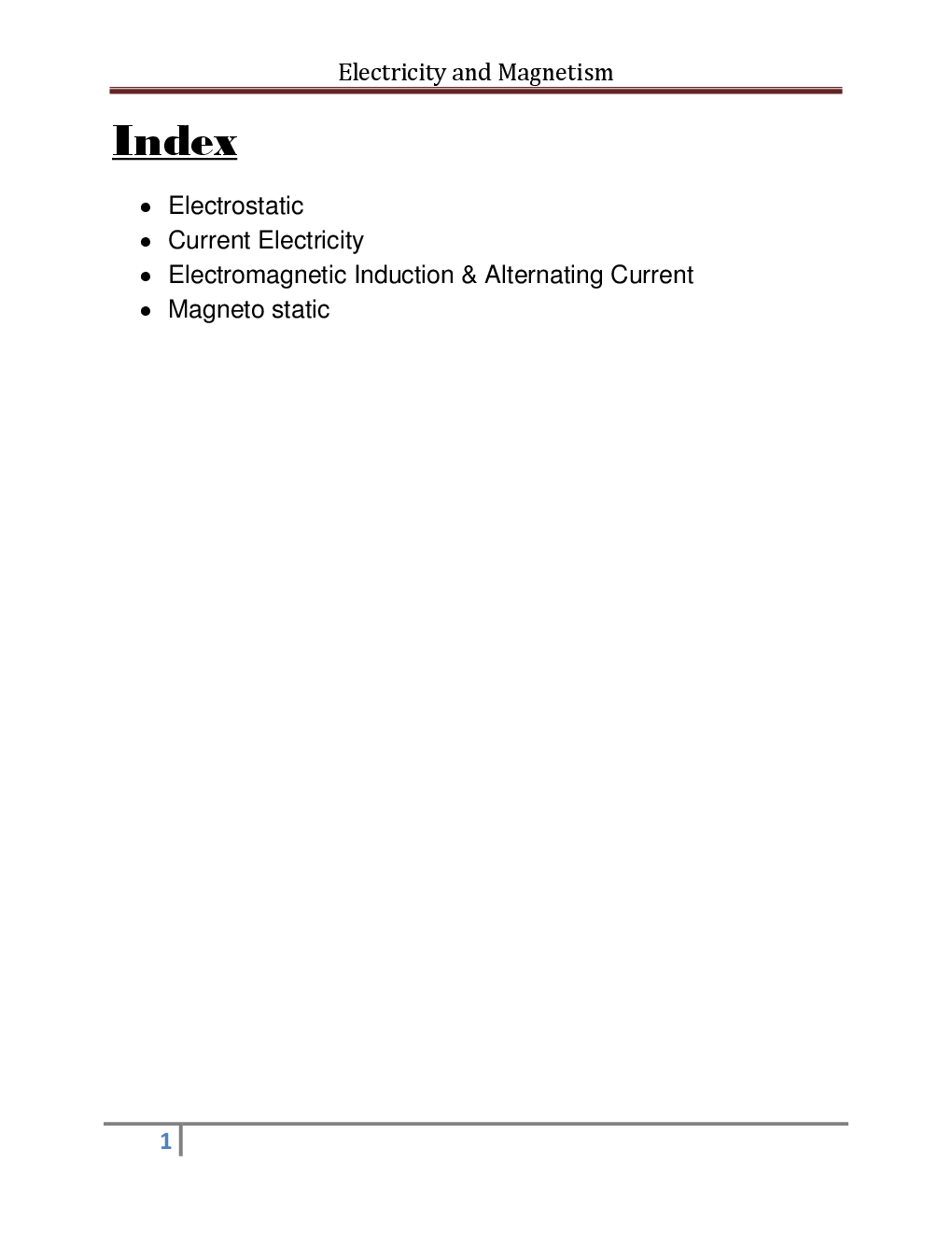 Physics - Electricity And Magnetism - Revision Notes & Solved Examples - Page 2