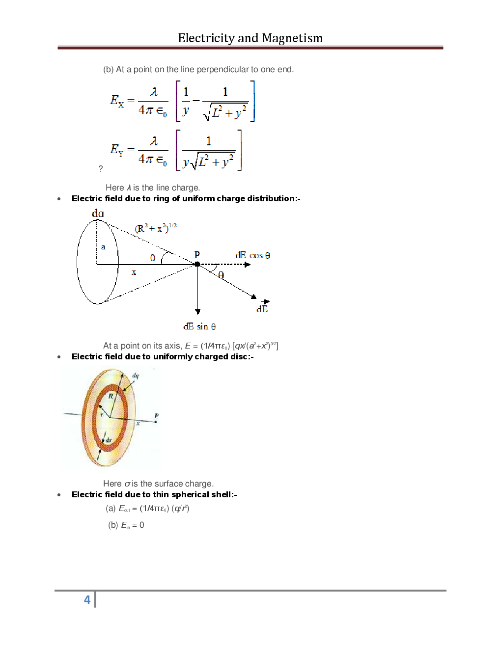 Physics - Electricity And Magnetism - Revision Notes & Solved Examples - Page 5