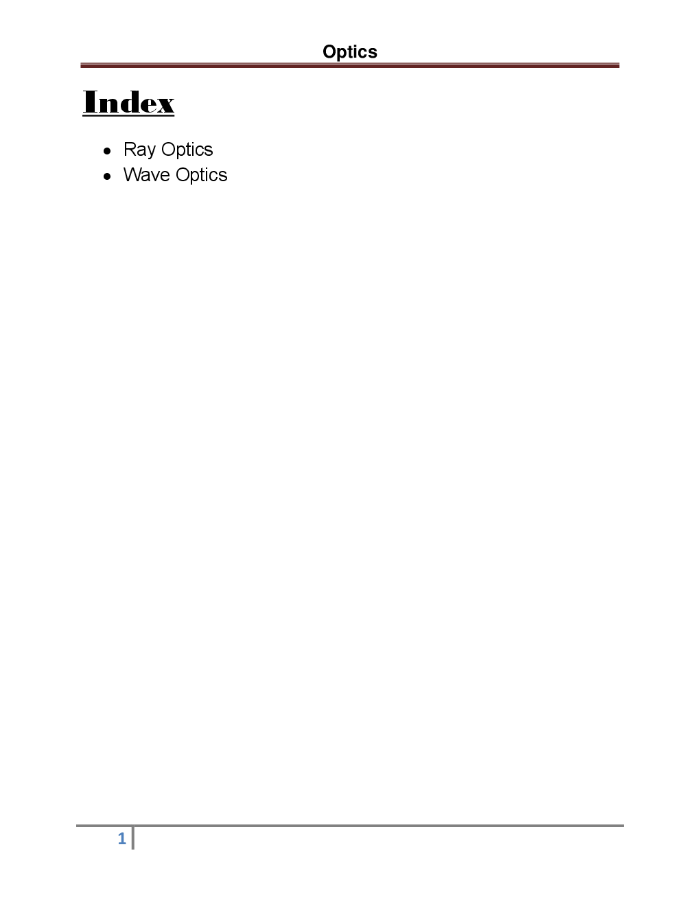 Physics - Optics - Revision Notes & Solved Examples - Page 2