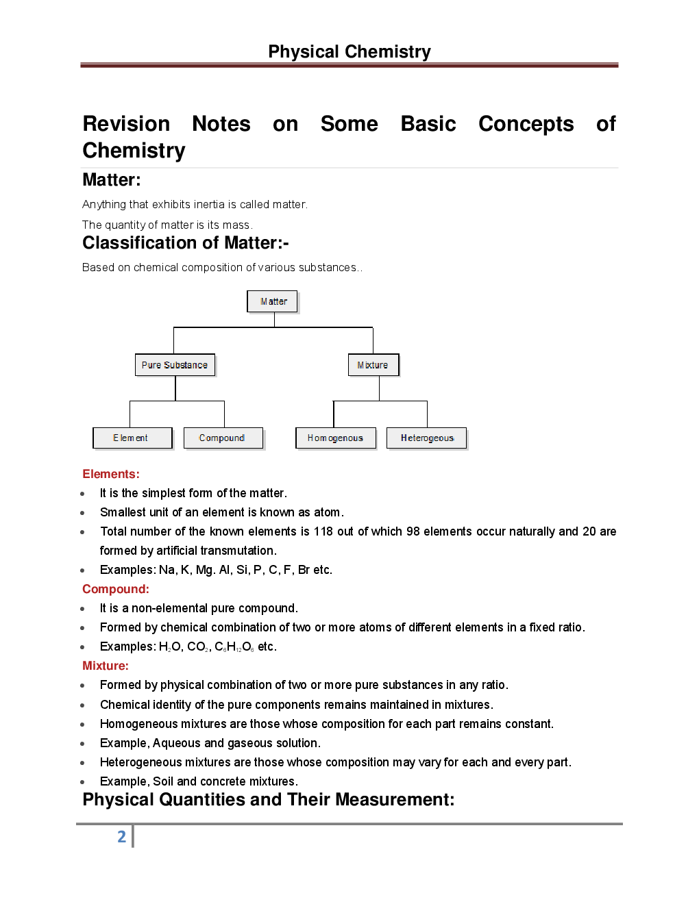 Chemistry - Physical Chemistry - Revision Notes & Solved Examples - Page 3