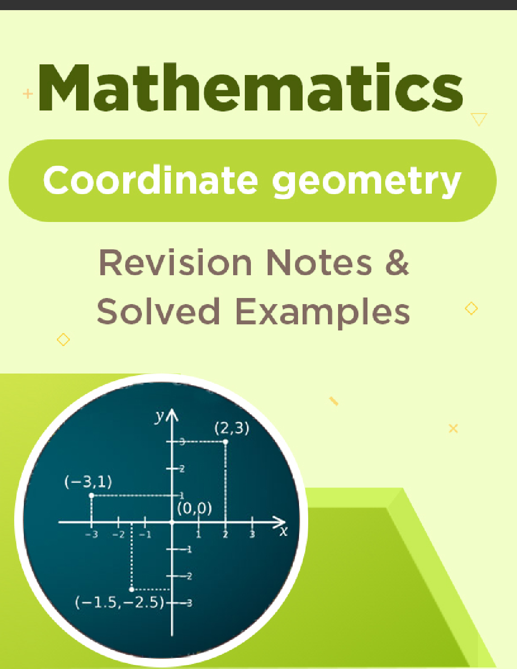 Mathematics - Coordinate geometry - Revision Notes & Solved Examples - Page 1