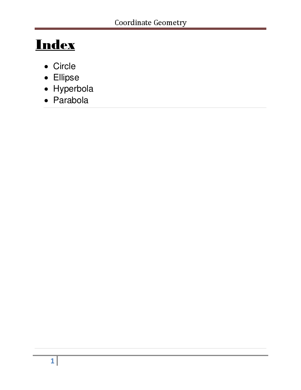 Mathematics - Coordinate geometry - Revision Notes & Solved Examples - Page 2