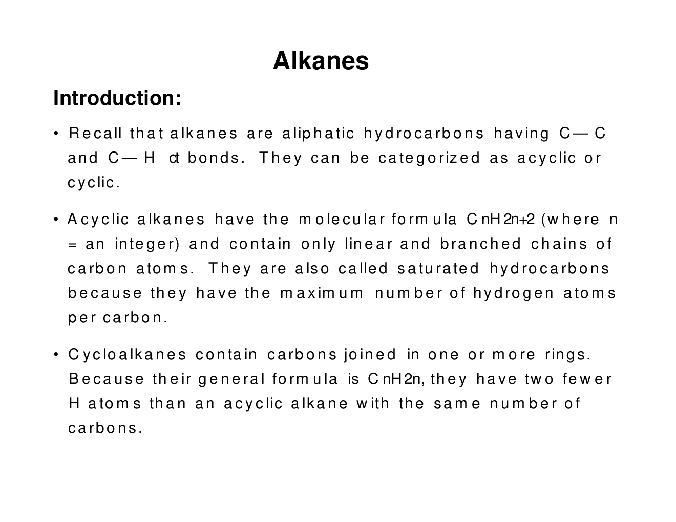 Preparation, Properties And Reactions Of Alkanes - Page 3