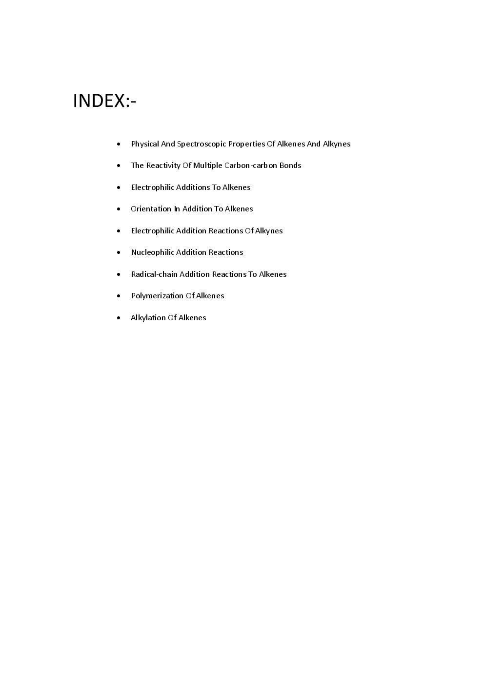 Preparation, Properties And Reactions Of Alkenes And Alkynes - Page 2