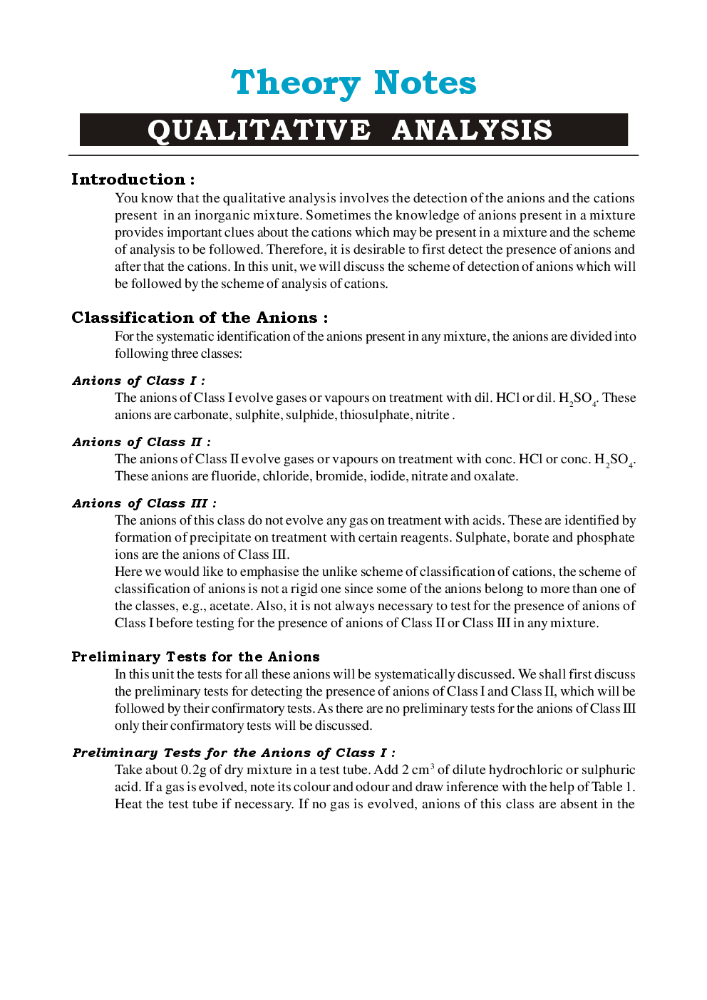 Principles Of Qualitative Analysis - Page 4