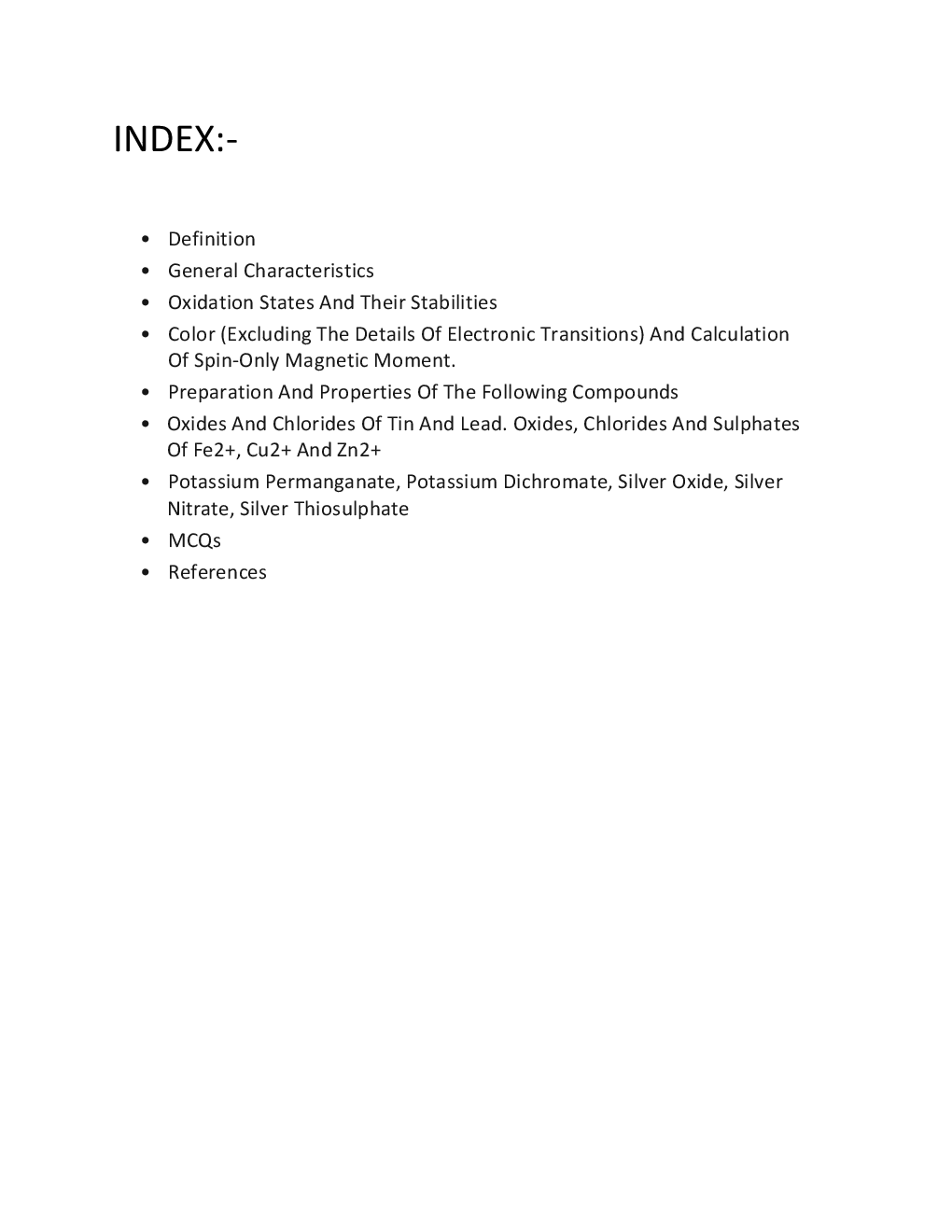 Transition Elements (3d Series) - Page 2