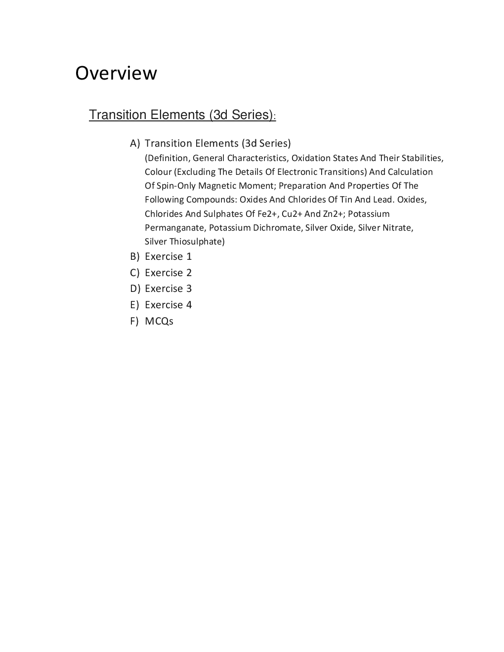 Transition Elements (3d Series) - Page 3