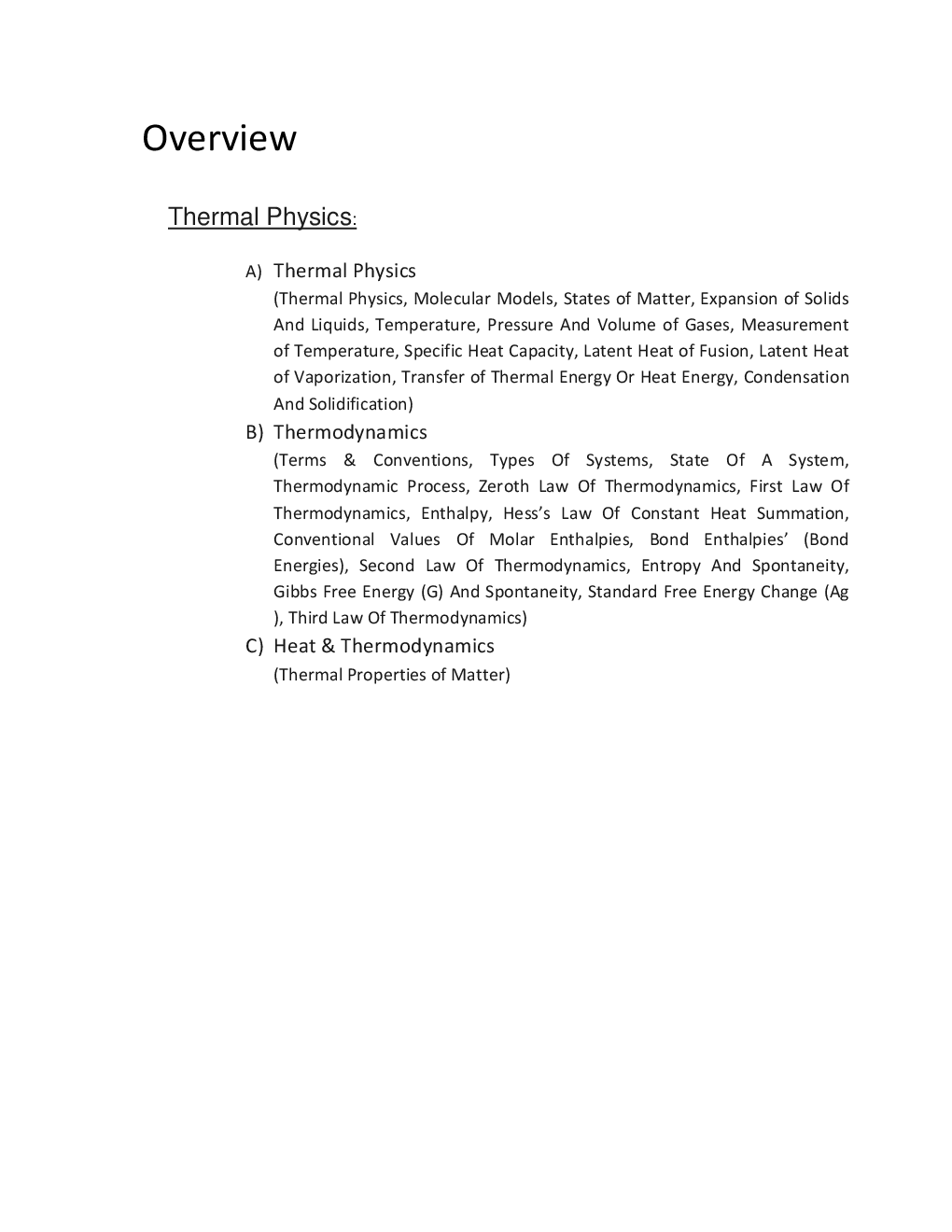 Thermal Physics - Page 3