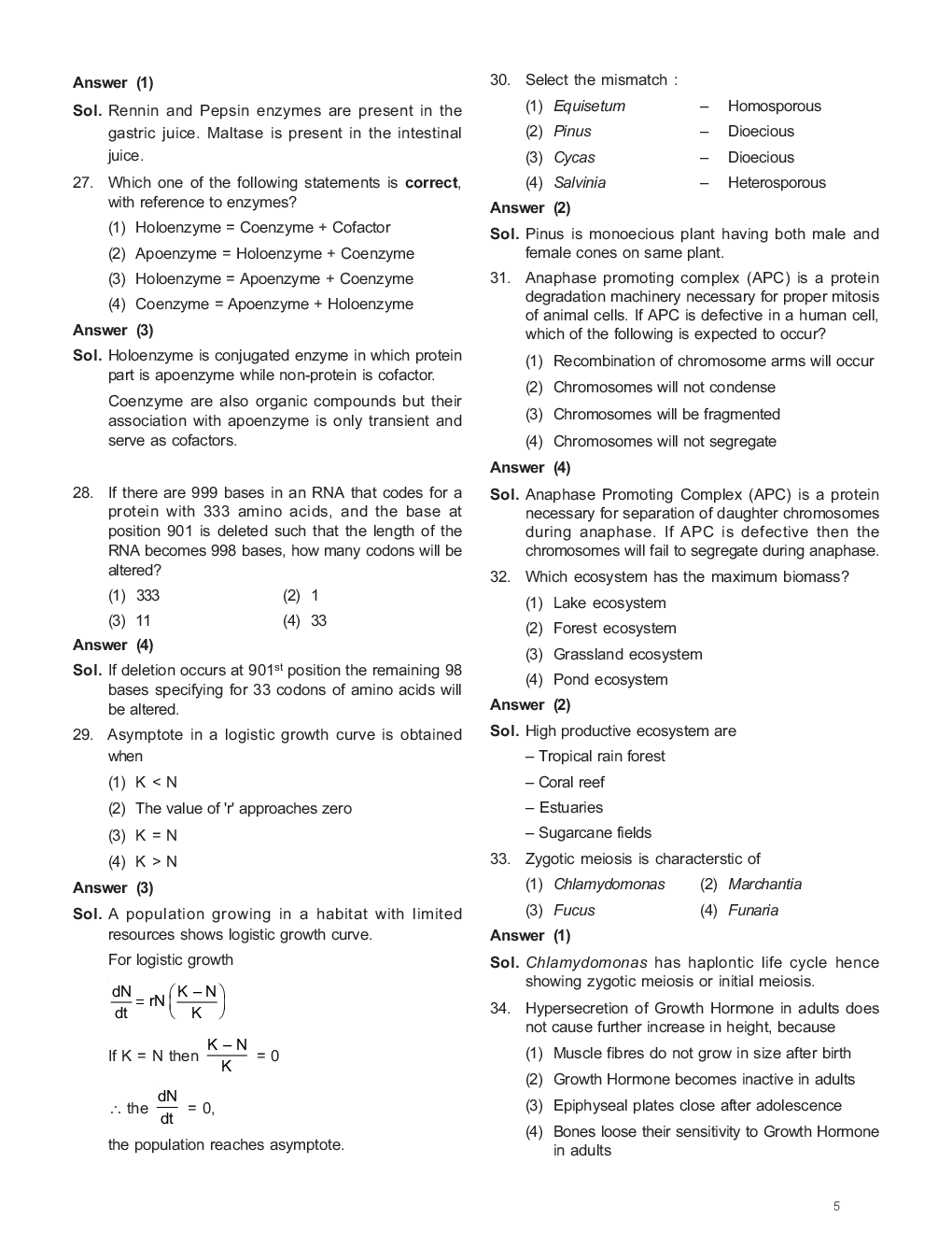 NEET 2017 Question Paper With Solutions Code-C - Page 5