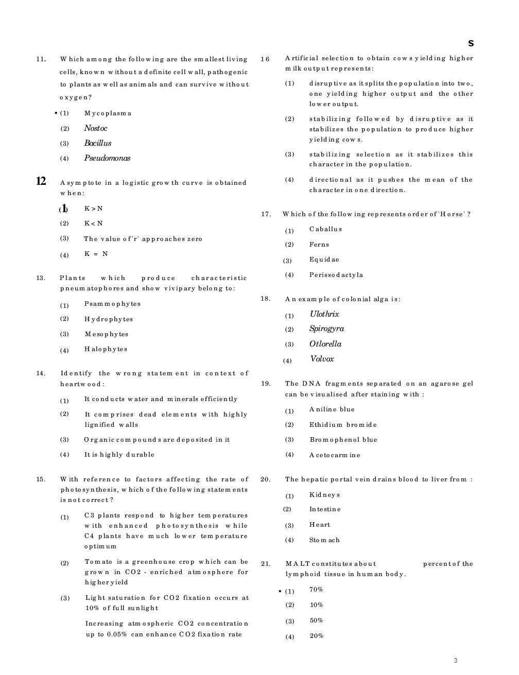 NEET 2017 Question Paper With Solutions Code-S - Page 3