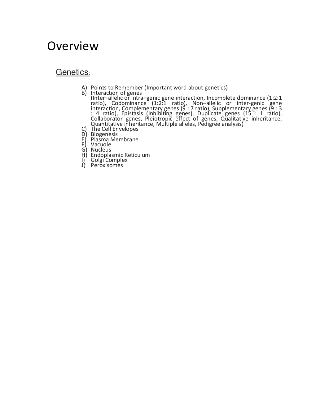 NEET Biology For Class 11 (Genetics) - Page 3