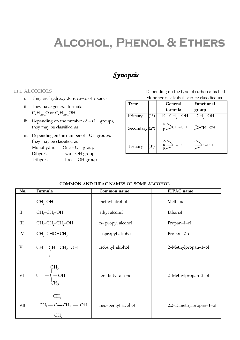 NEET Chemistry For Class 12 (Phenols, Ethers & Alcohols) - Page 4