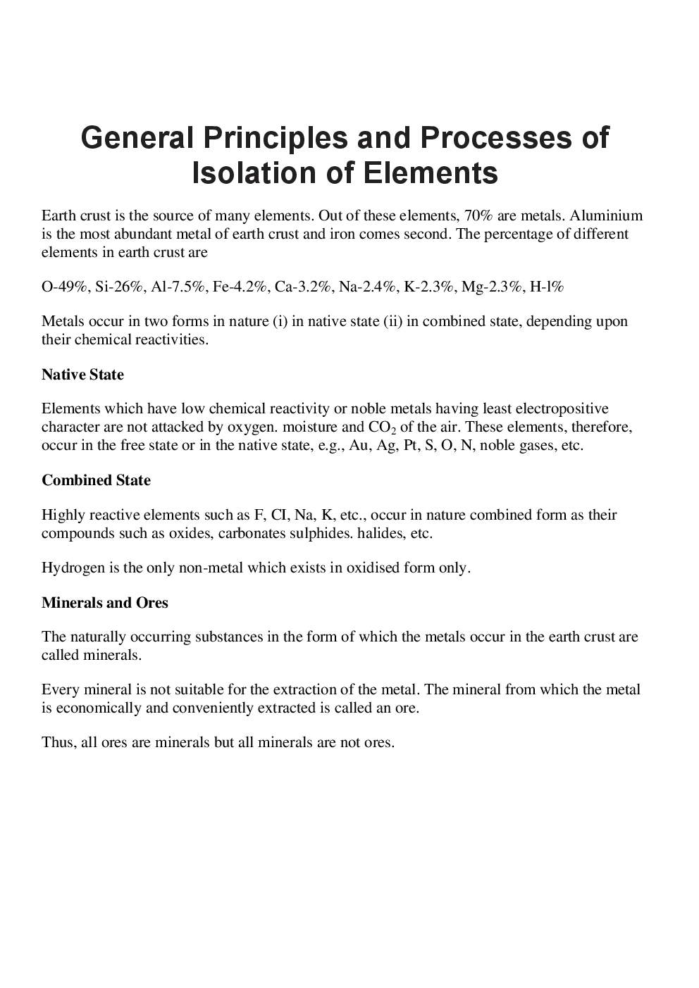 NEET Chemistry For Class 12 (Processes Of Isolation Of Elements) - Page 4