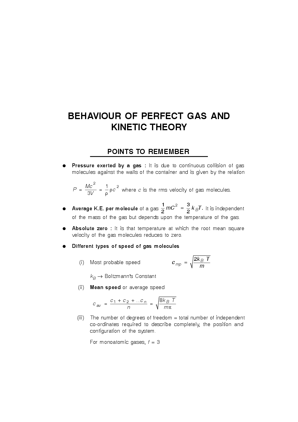 NEET Physics For Class 11 (Behavior Of Perfect Gas) - Page 4