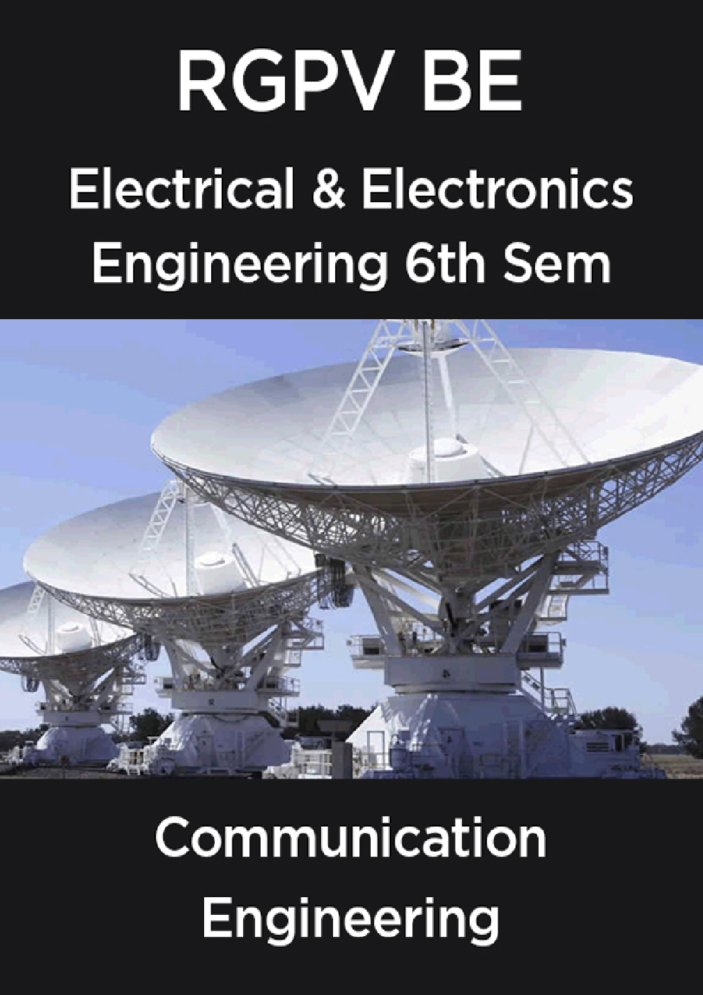 Communication Engineering For RGPV BE 6th Sem Electrical & Electronics Engineering - Page 1