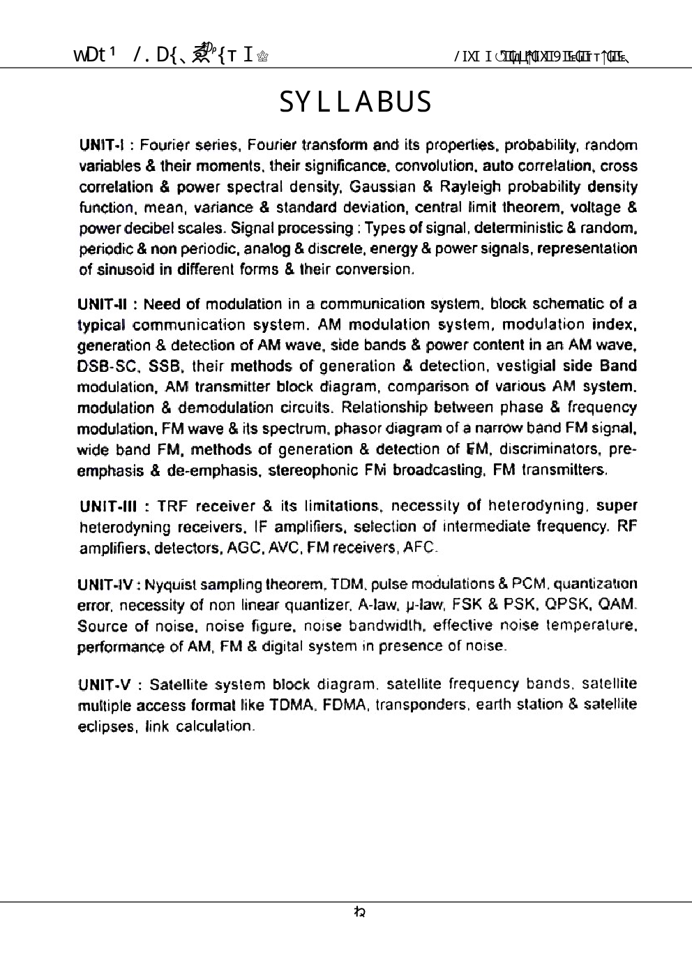 Communication Engineering For RGPV BE 6th Sem Electrical & Electronics Engineering - Page 3