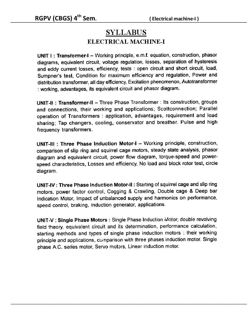Electrical Machine - I For RGPV BE 4th Sem Electrical & Electronics Engineering - Page 3