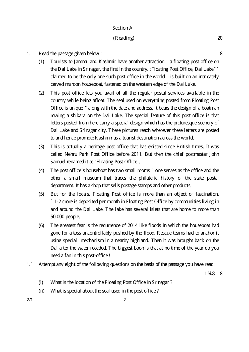 CBSE English (Language & Literature) Question Papers With Solutions For Class X (2017 & 2018) - Page 3