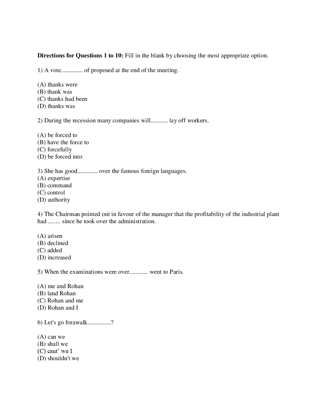 CLAT Question Paper With Answer 2014 - Page 2