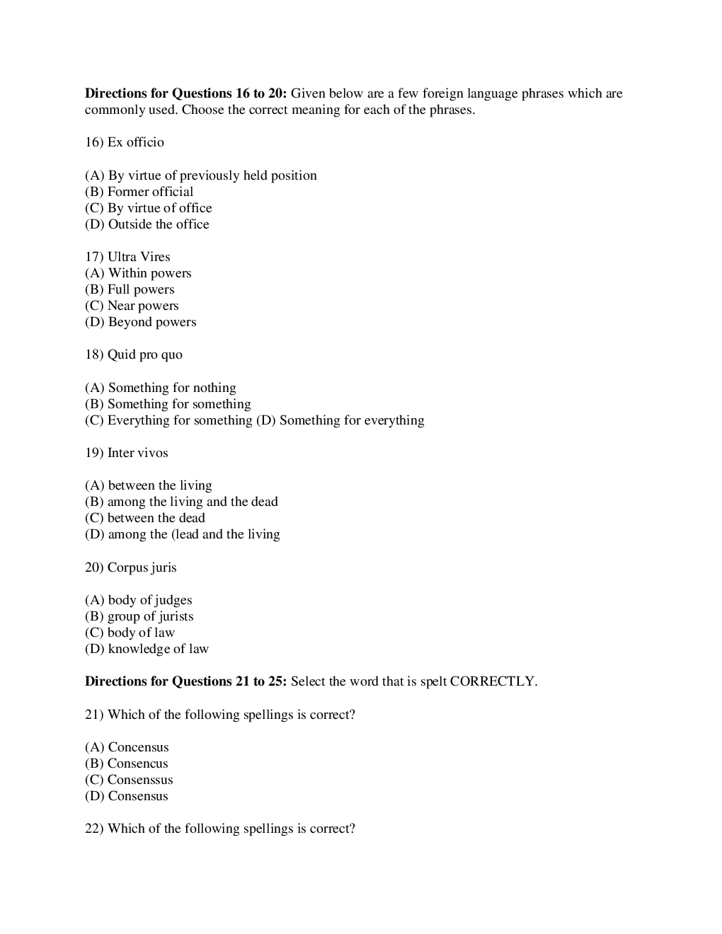 CLAT Question Paper With Answer 2014 - Page 5