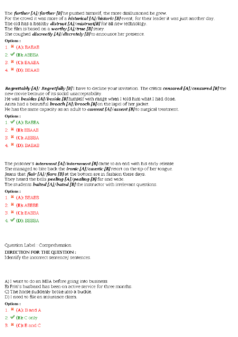 CLAT Question Paper With Answer 2015 - Page 2