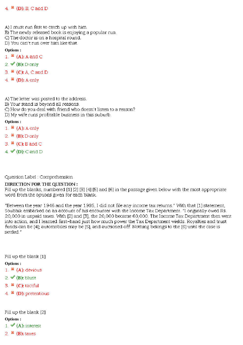 CLAT Question Paper With Answer 2015 - Page 3