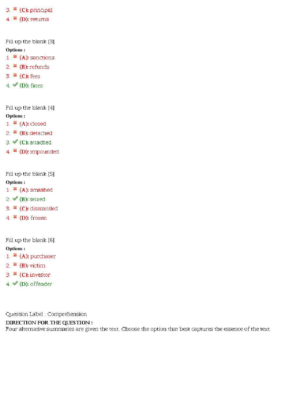 CLAT Question Paper With Answer 2015 - Page 4