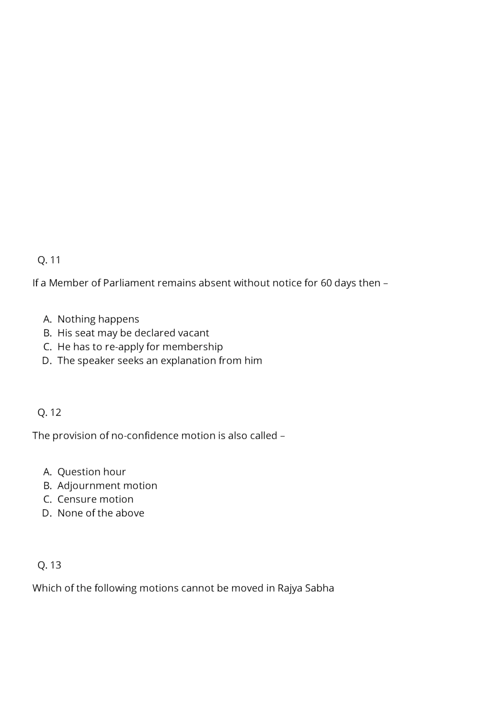 CLAT LLM Question Paper With Answer 2012 - Page 5