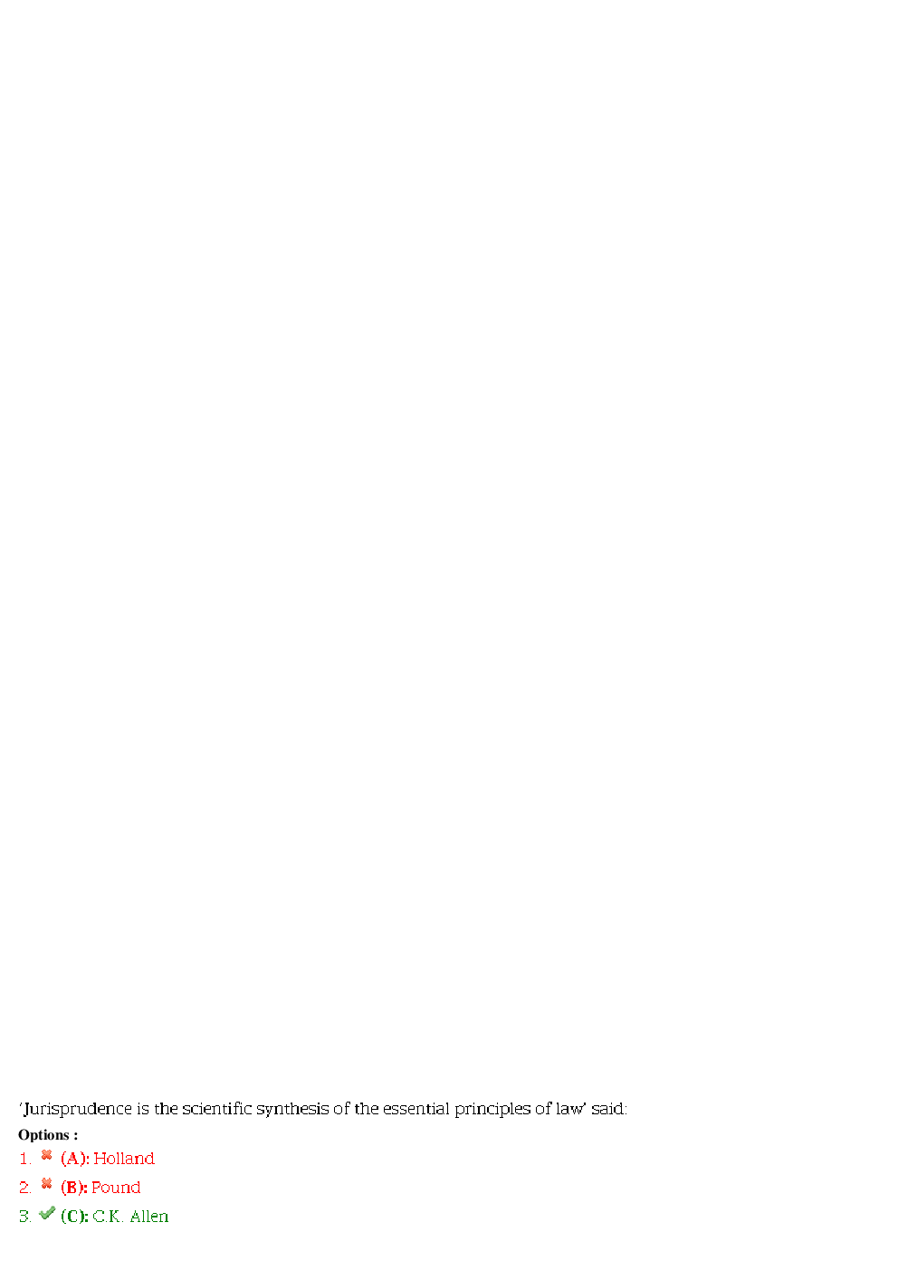 CLAT LLM Question Paper With Answer 2015 - Page 2