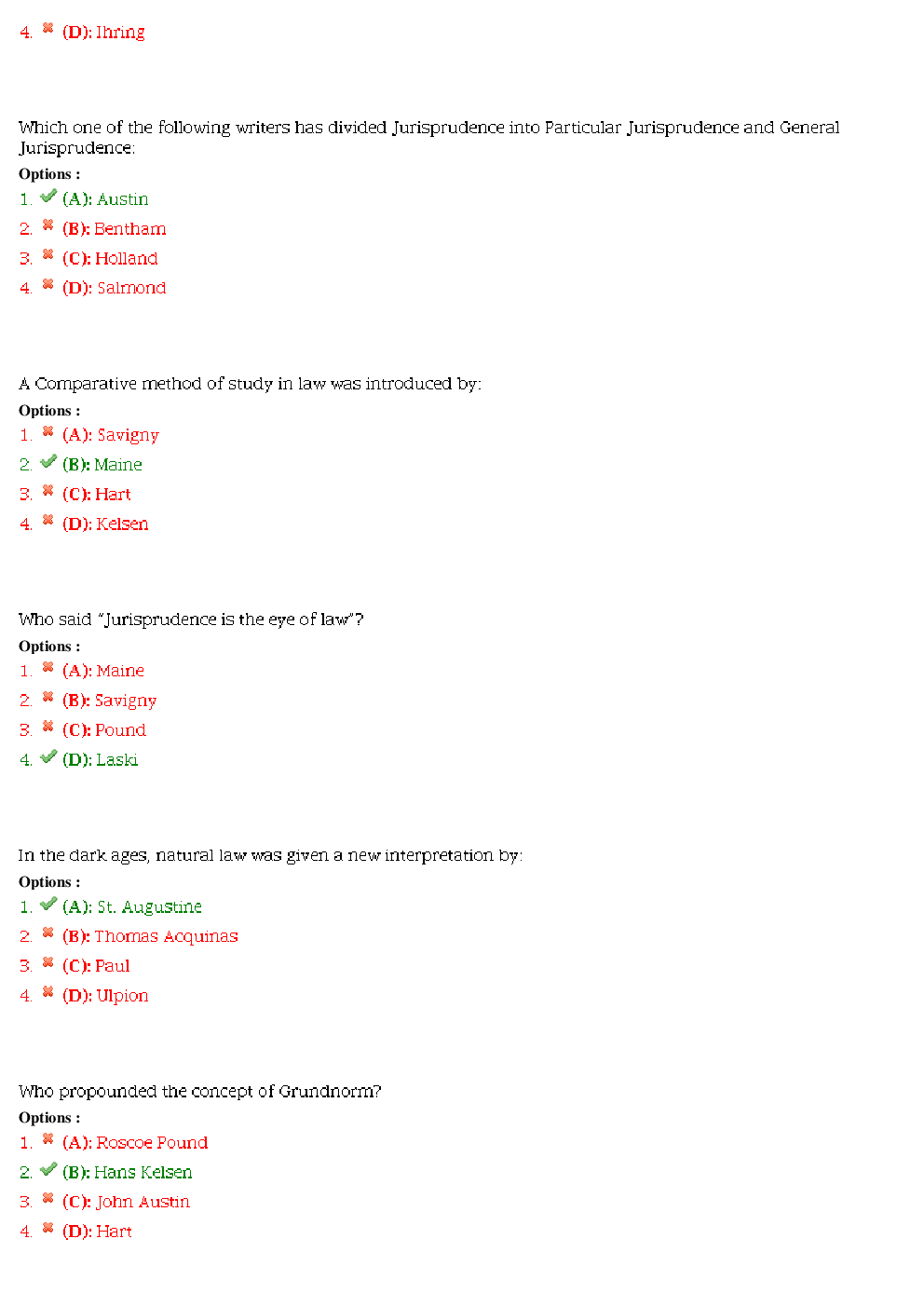 CLAT LLM Question Paper With Answer 2015 - Page 3
