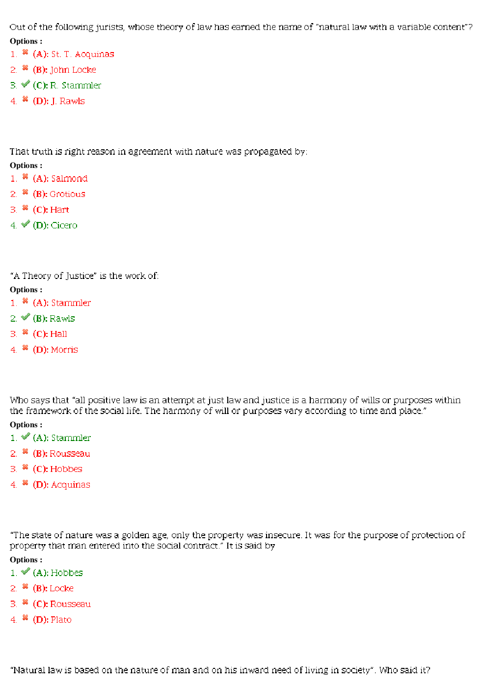 CLAT LLM Question Paper With Answer 2015 - Page 4