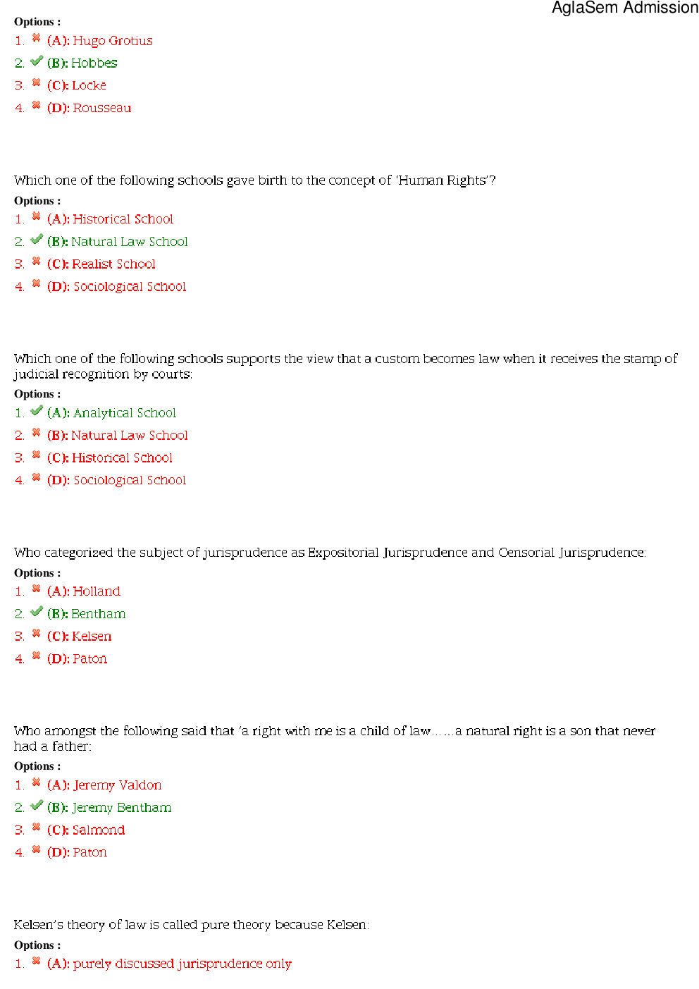 CLAT LLM Question Paper With Answer 2015 - Page 5