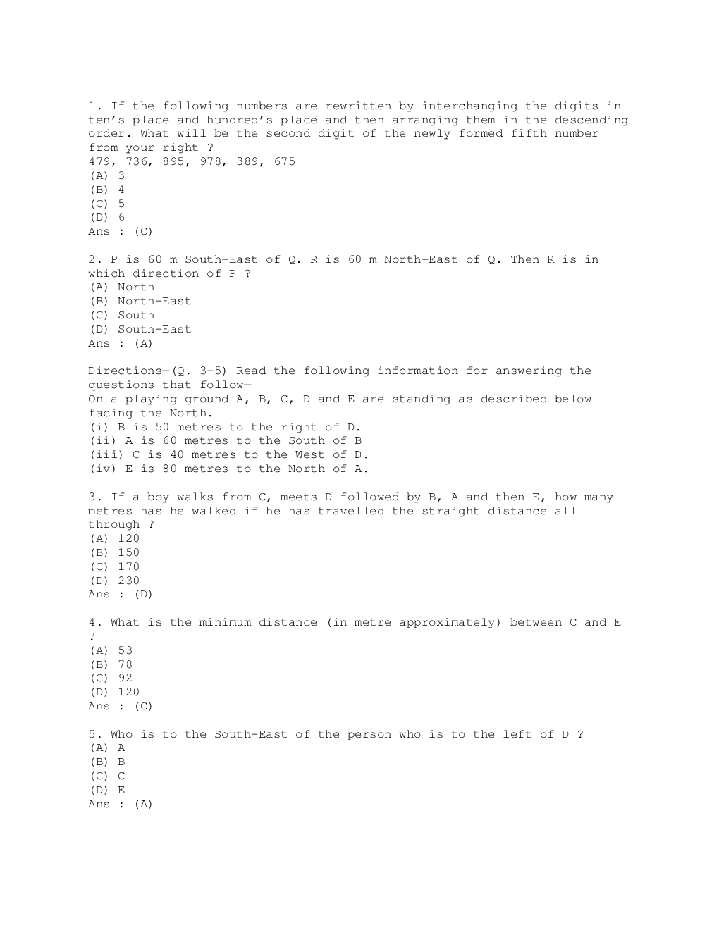 Reasoning Question With Solution For CLAT - Page 4