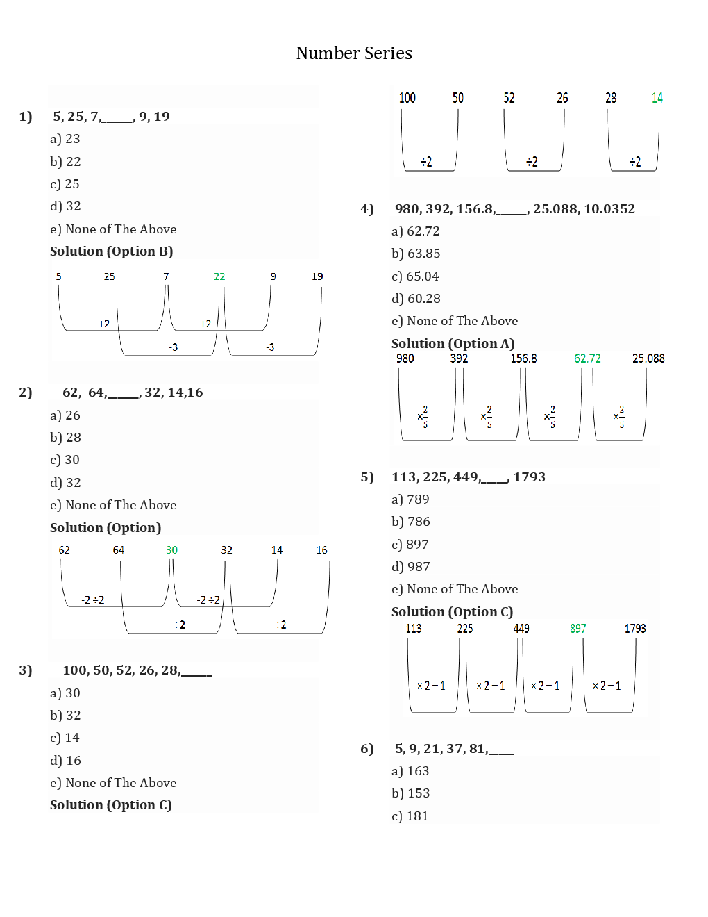 Number Series Question With Solution For CLAT - Page 4