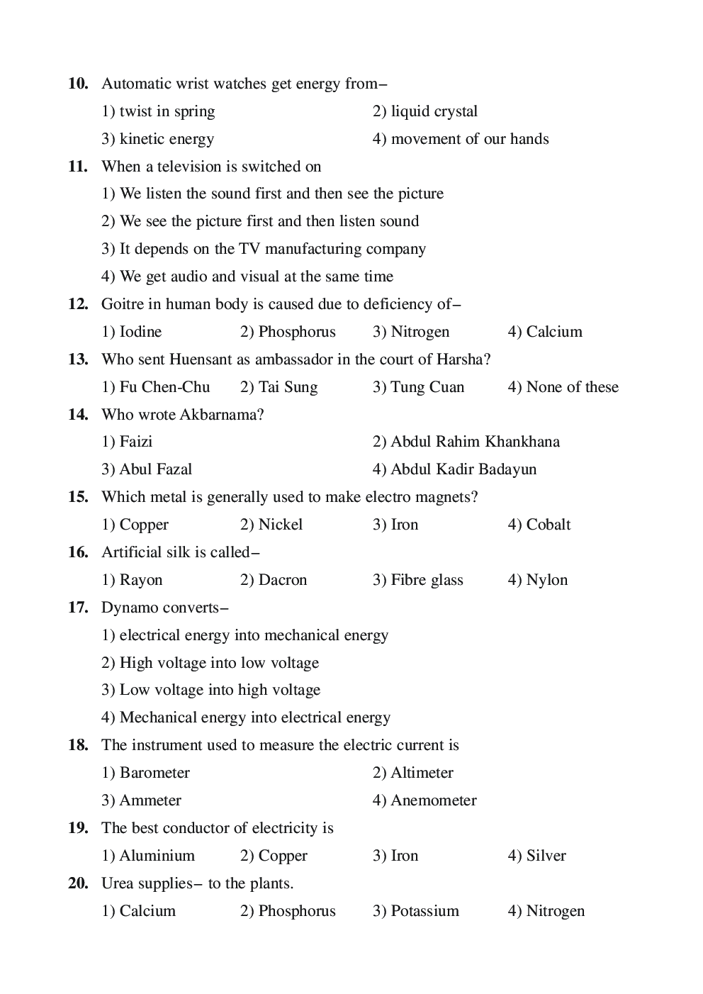 RRB JE Previous Year Question With Solution 2011 - Page 3