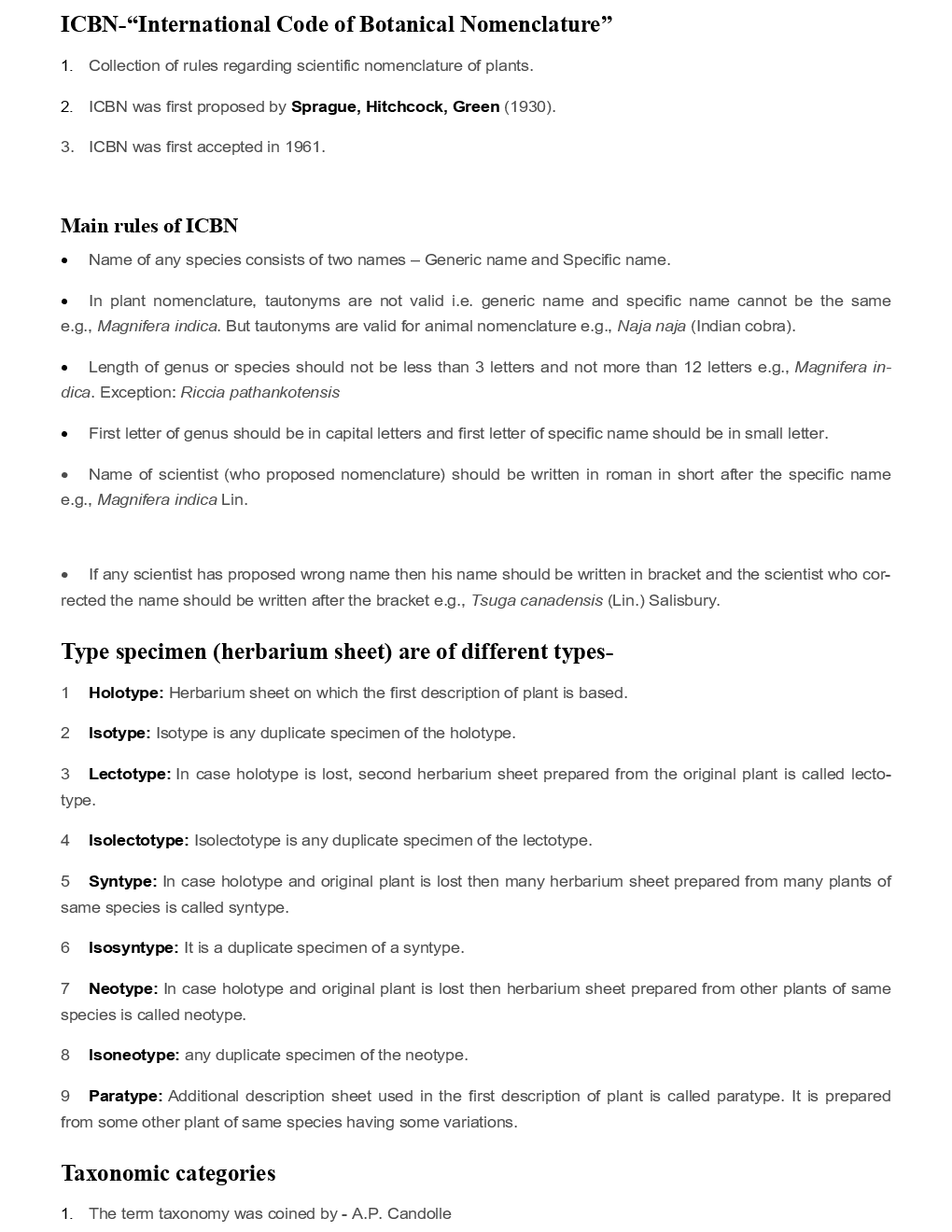 Biology Diversity In the Living World Revision Notes & Solved Examples - Page 5