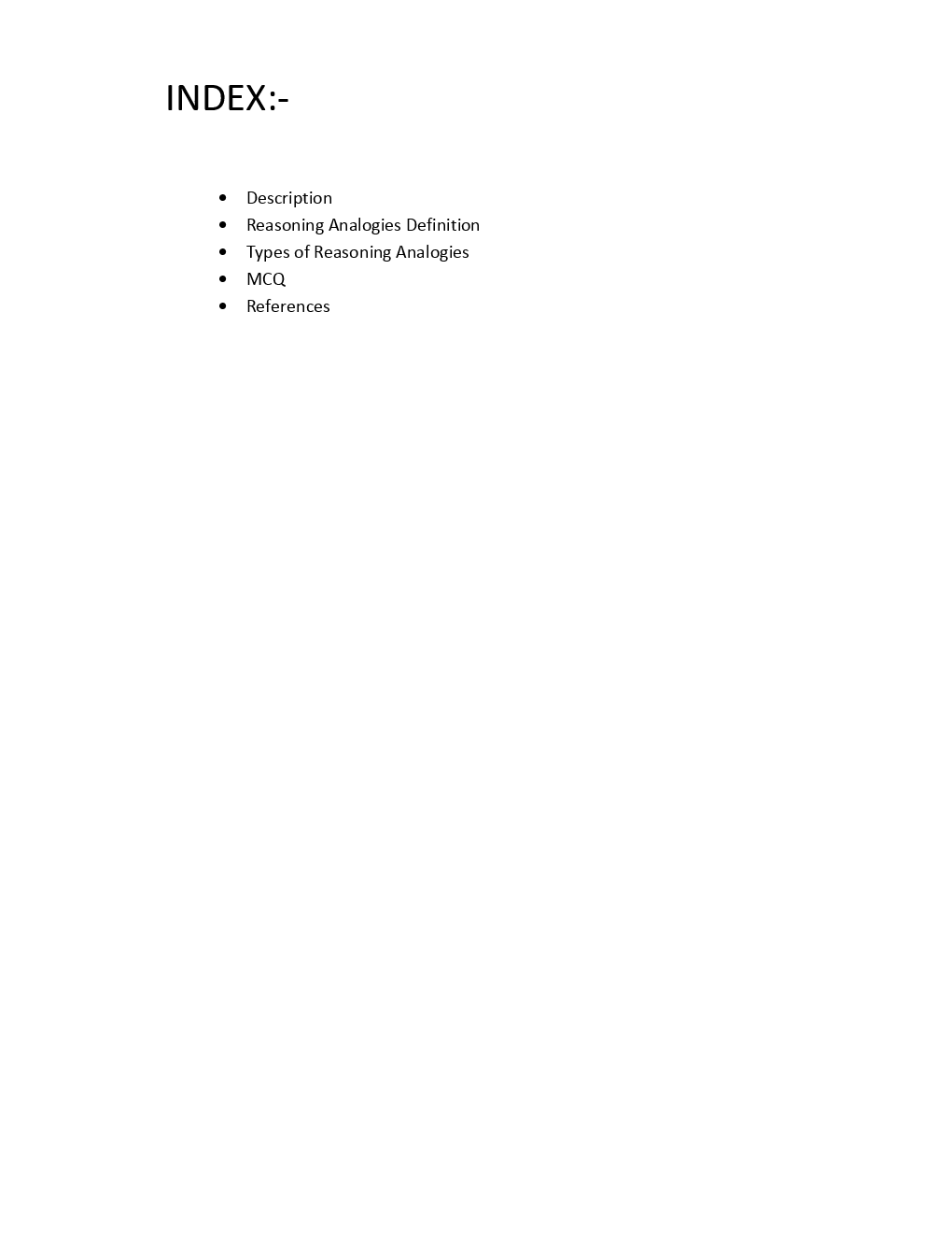 Analogies MCQ For RRB JE - Page 2