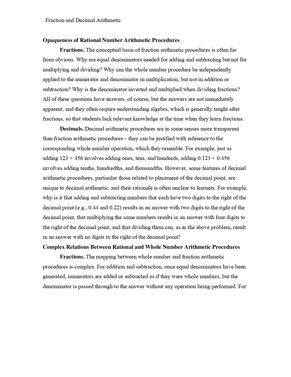 Fraction and Decimal Arithmetic Study Material For RRB JE - Page 2