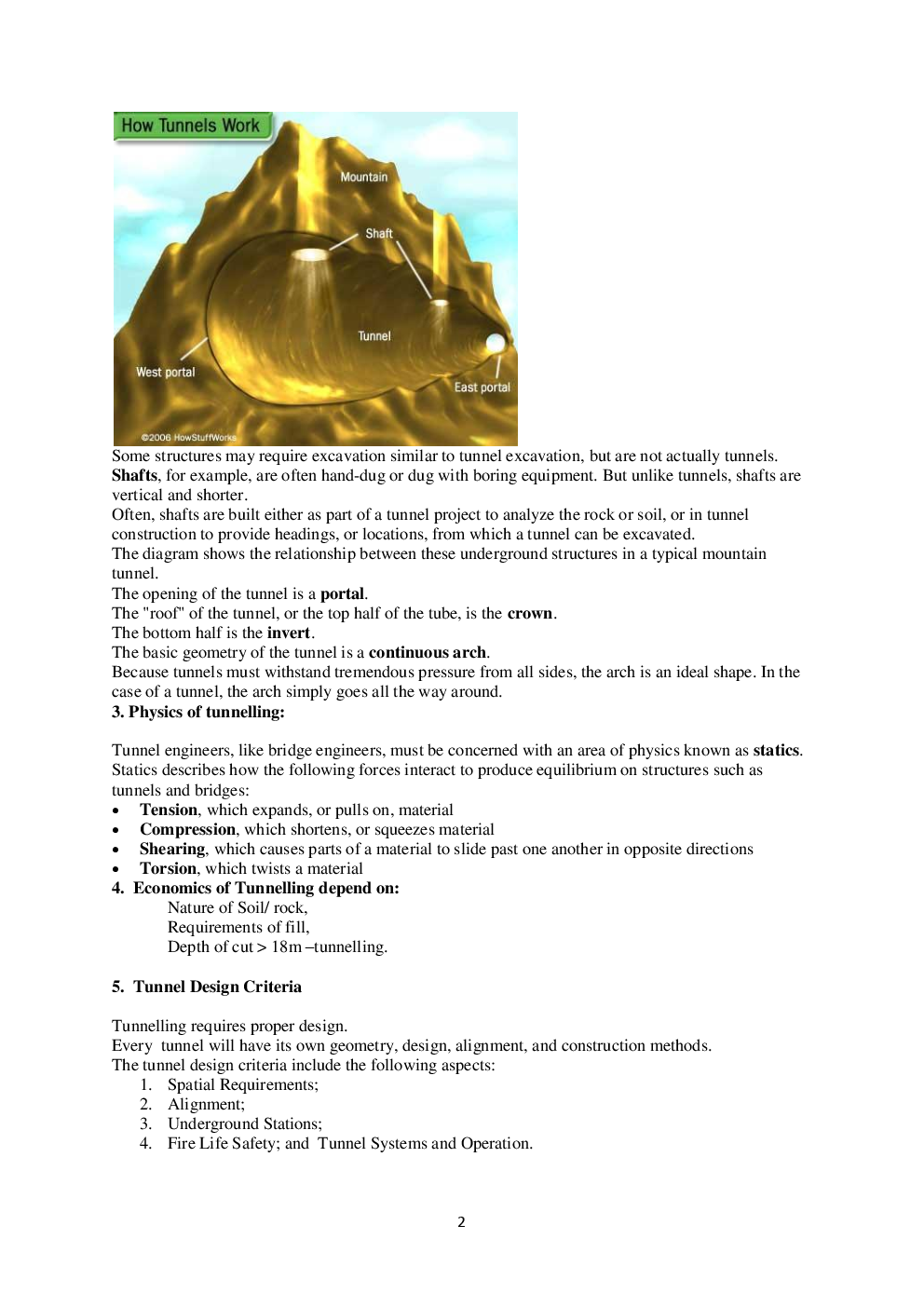 Tunnels Study Material - Page 5