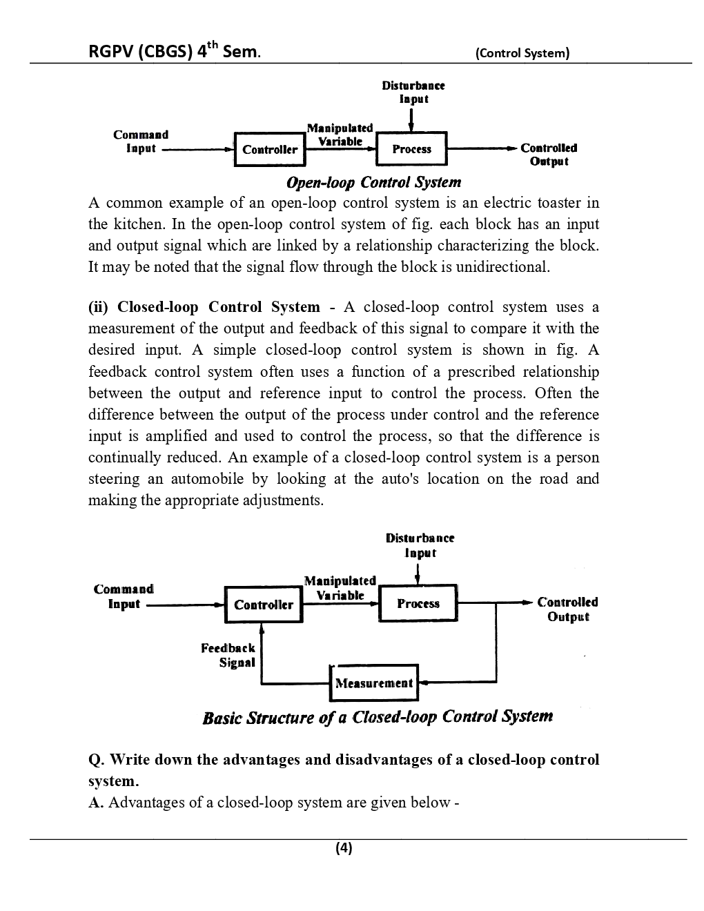Control System For RGPV BE 4th Sem Electronics & Communication Engineering - Page 5