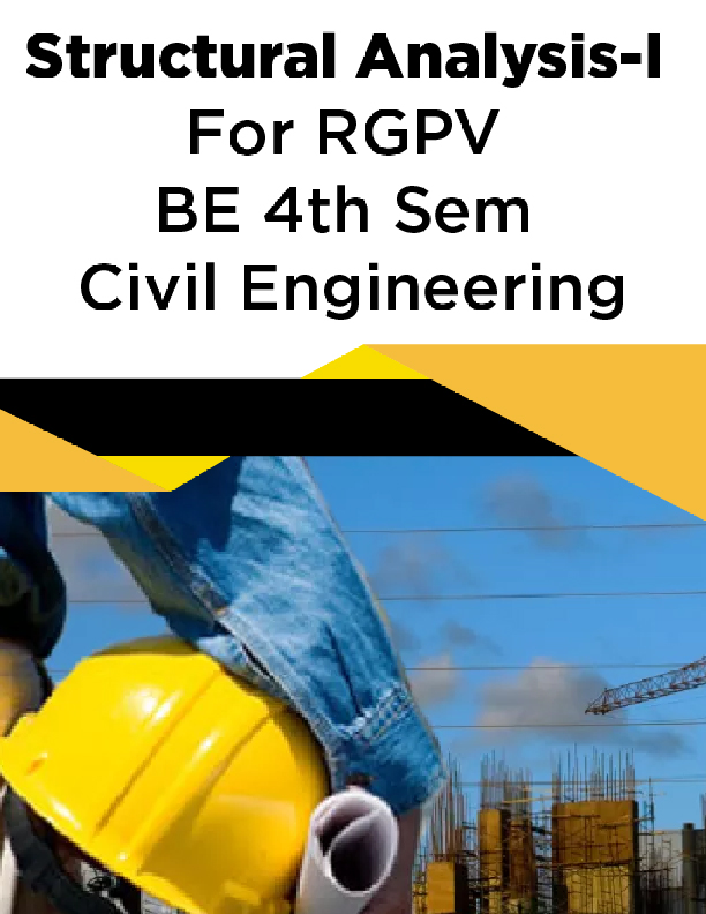 Structural Analysis-I For RGPV BE 4th Sem Civil Engineering - Page 1