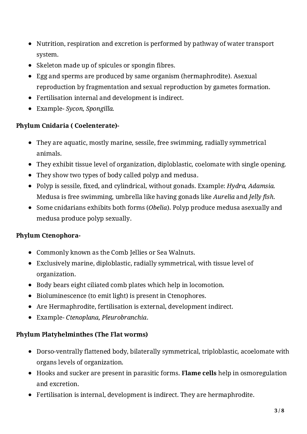 Biology-Animal Kingdom  Class11 - Page 5