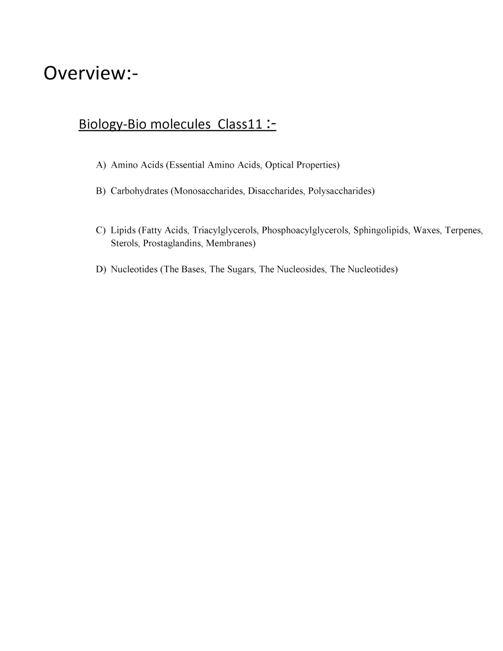 Biology-Biomolecules Class11 - Page 3