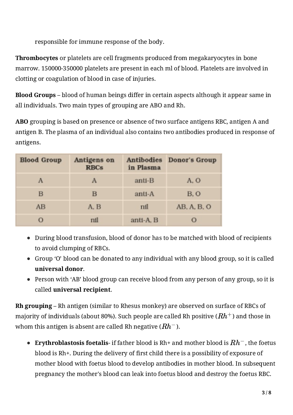 Biology-Body Fluids And Circulation  Class11 - Page 5