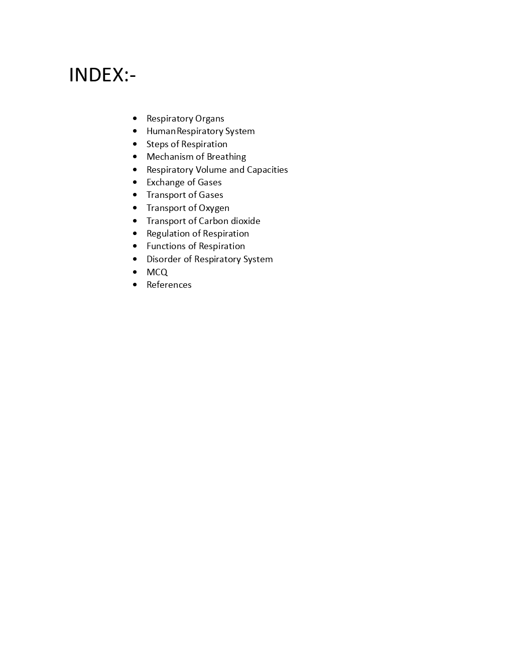 Biology-Breathing And Exchange Of Gases Class11 - Page 2