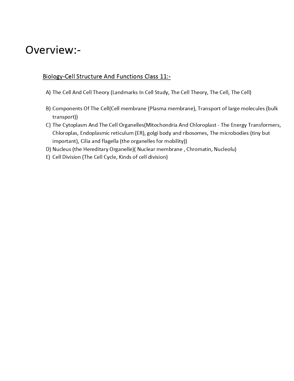 Biology-Cell Structure And Functions Class11 - Page 3